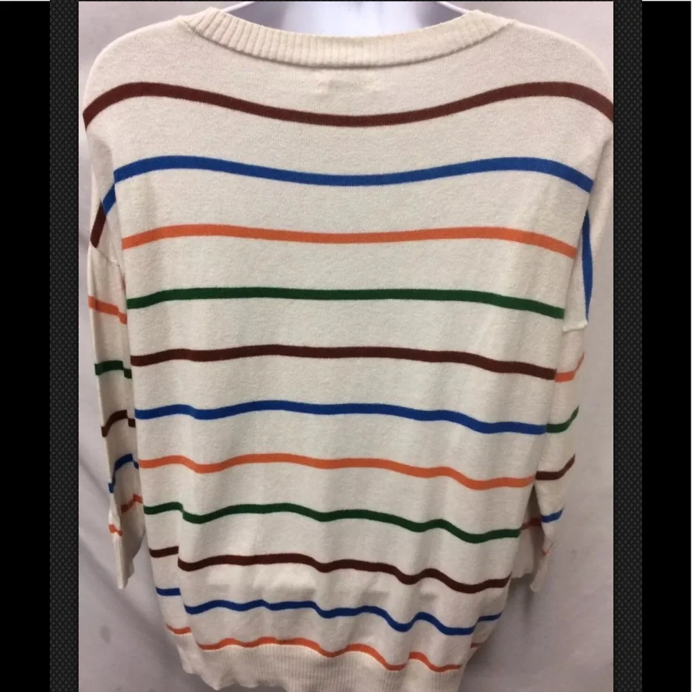 J. Crew colorful stripes